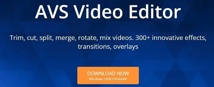 Homepage des AVS-Videoeditors