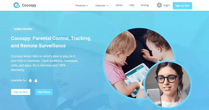 Cocospy - aplicație de control parental