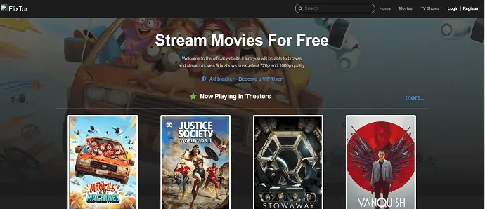 Flixtor – zum Streamen und Herunterladen von Filmen und Fernsehsendungen.