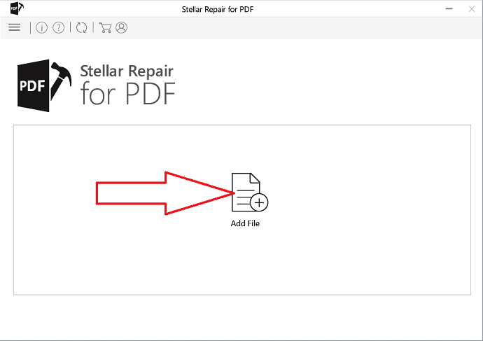 Cliquez sur l'option Ajouter un fichier.