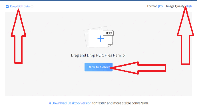 上传 HEIC 图片