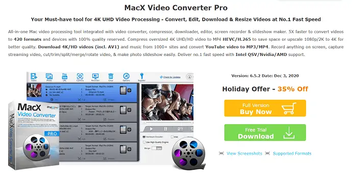 Convertisseur vidéo MacX Pro