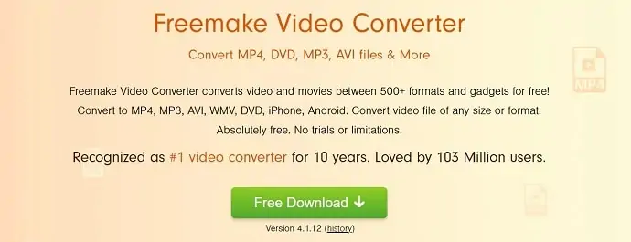 Freemake Video Dönüştürücü