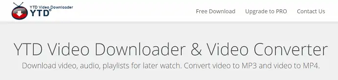 YTD Video downloader