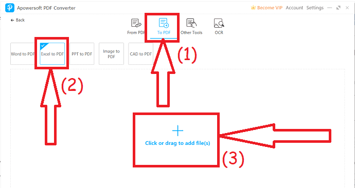 excel para PDF