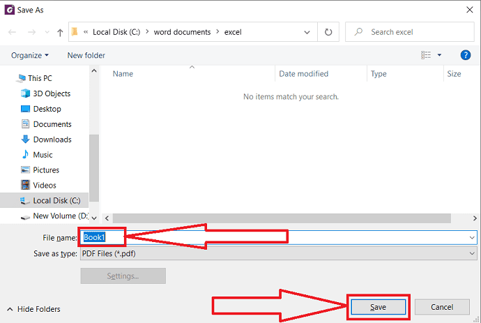 Simpan file yang dikonversi