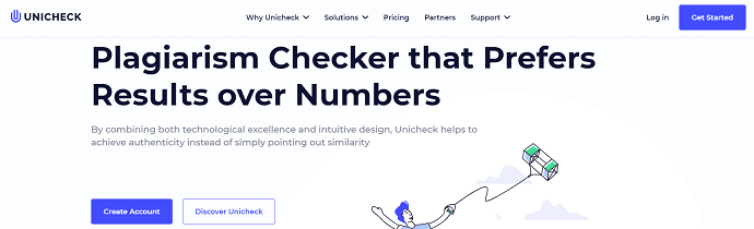 Unicheck-Homepage