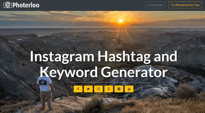 Gerador de Hashtag Photoerloo