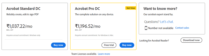 Paket Adobe Acrobat DC