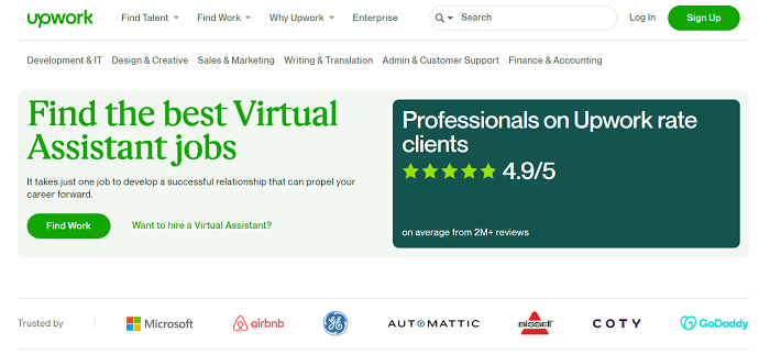 Assistant virtuel Upwork