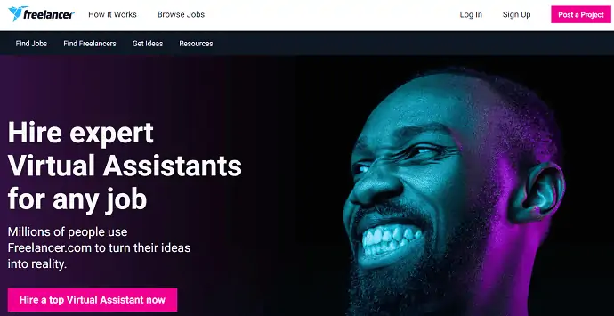 Freelancer.com – Virtueller Assistent