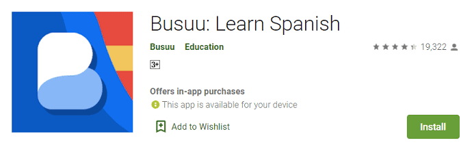 Busuu : apprendre l'espagnol