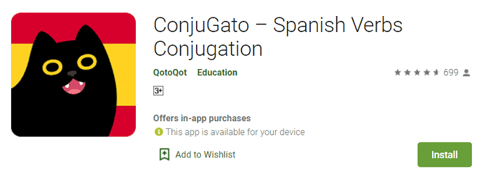 スペイン語のConjuGato