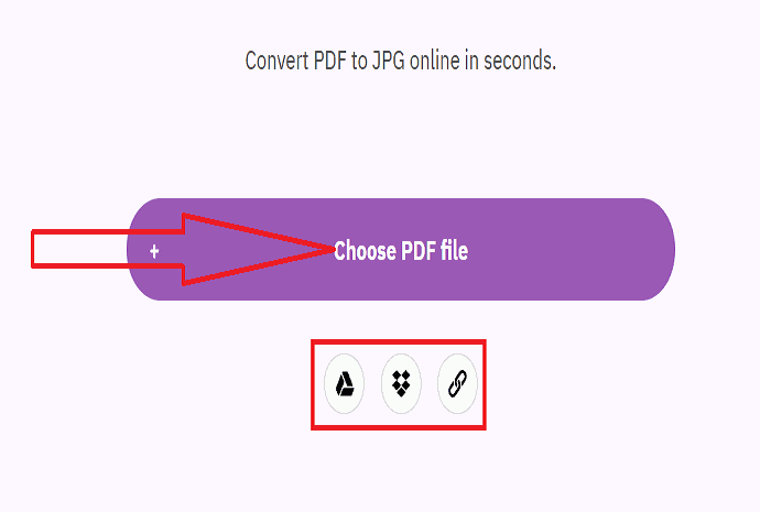 PDFファイルオプションを選択をタップします