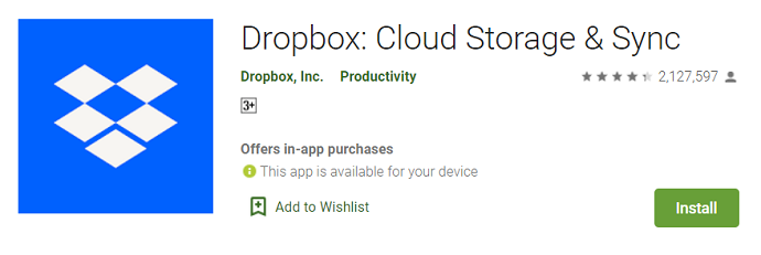 Dropbox 應用