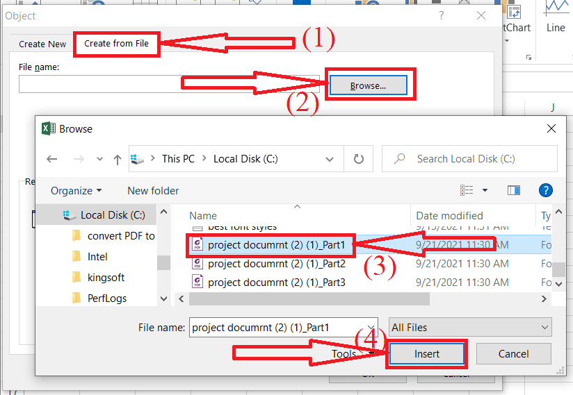 Unggah file PDF dari perangkat Anda