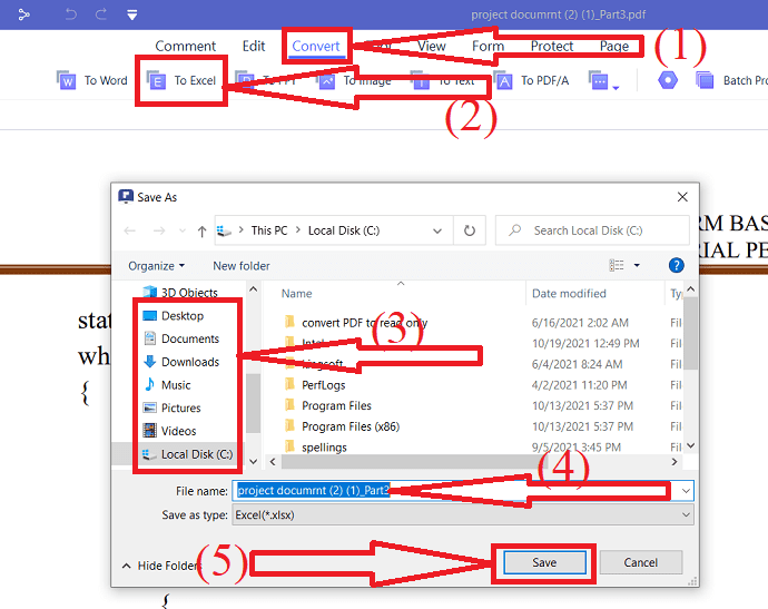 แปลง PDF เป็น Excel โดยใช้ Wondershare PDFelement