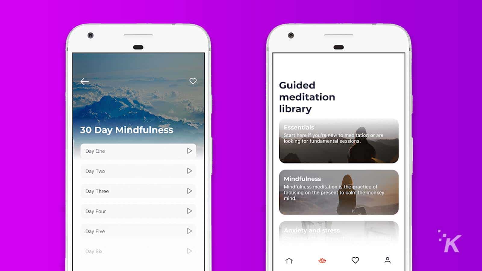 Meditations-App zum Aufräumen