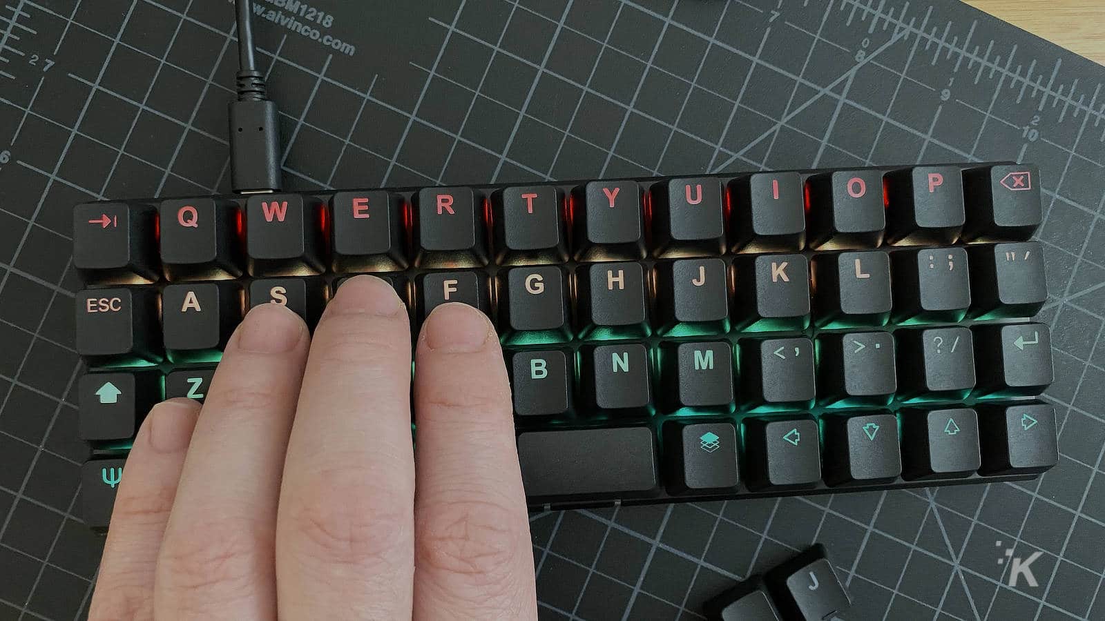 clavier planck ez sur table