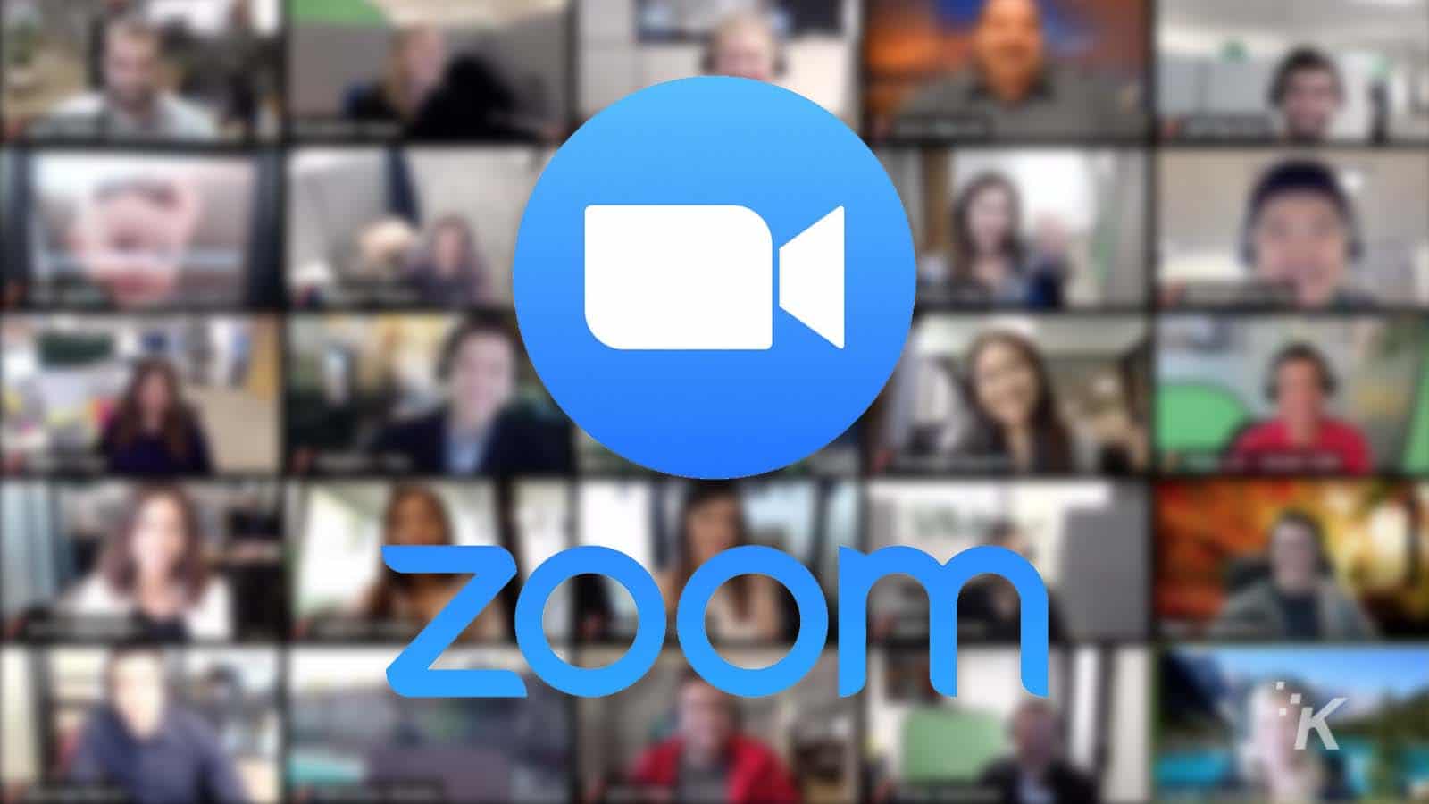 logotipo e plano de fundo do aplicativo zoom