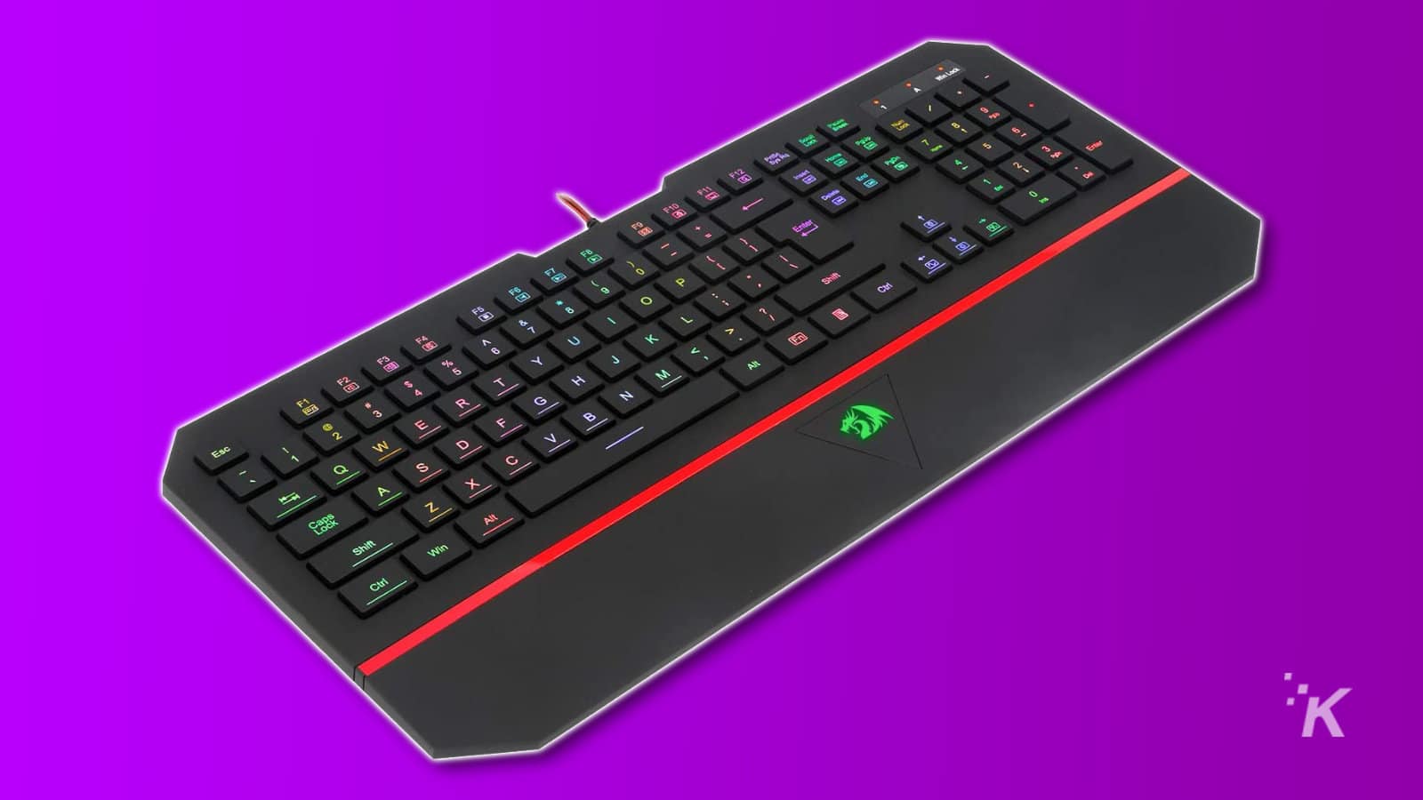 teclado para juegos reddragon