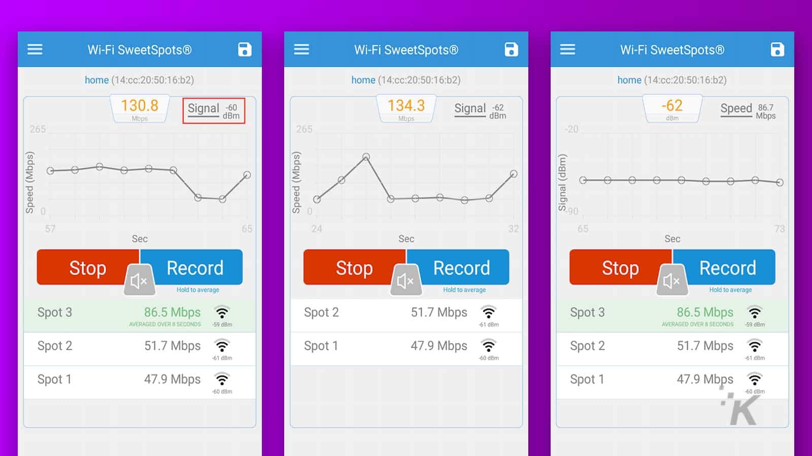 WLAN-Sweetspots-App