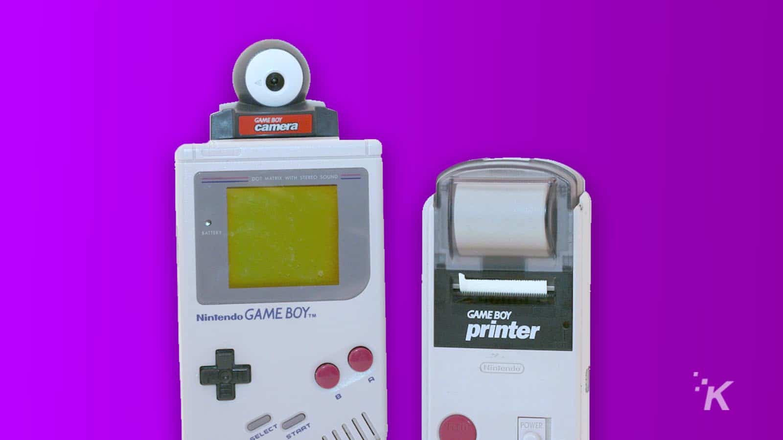 impresora y camara de game boy