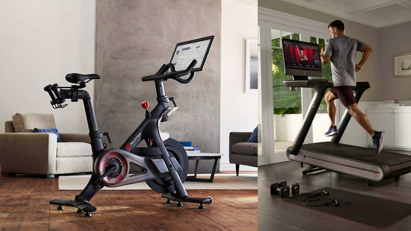 peloton อุปกรณ์ออกกำลังกายสำหรับจักรยานและดอกยาง