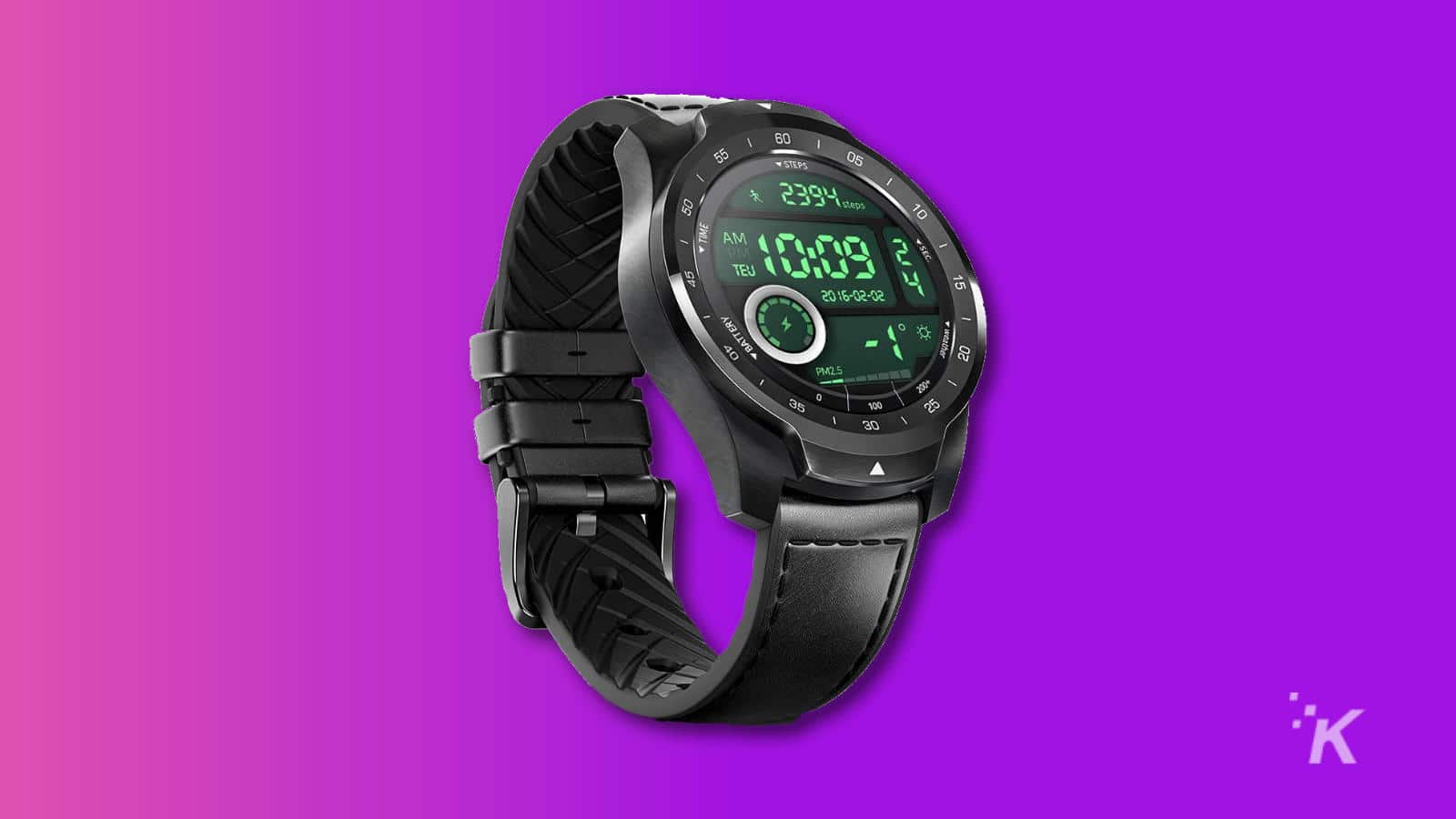 montre intelligente ticwatch pro