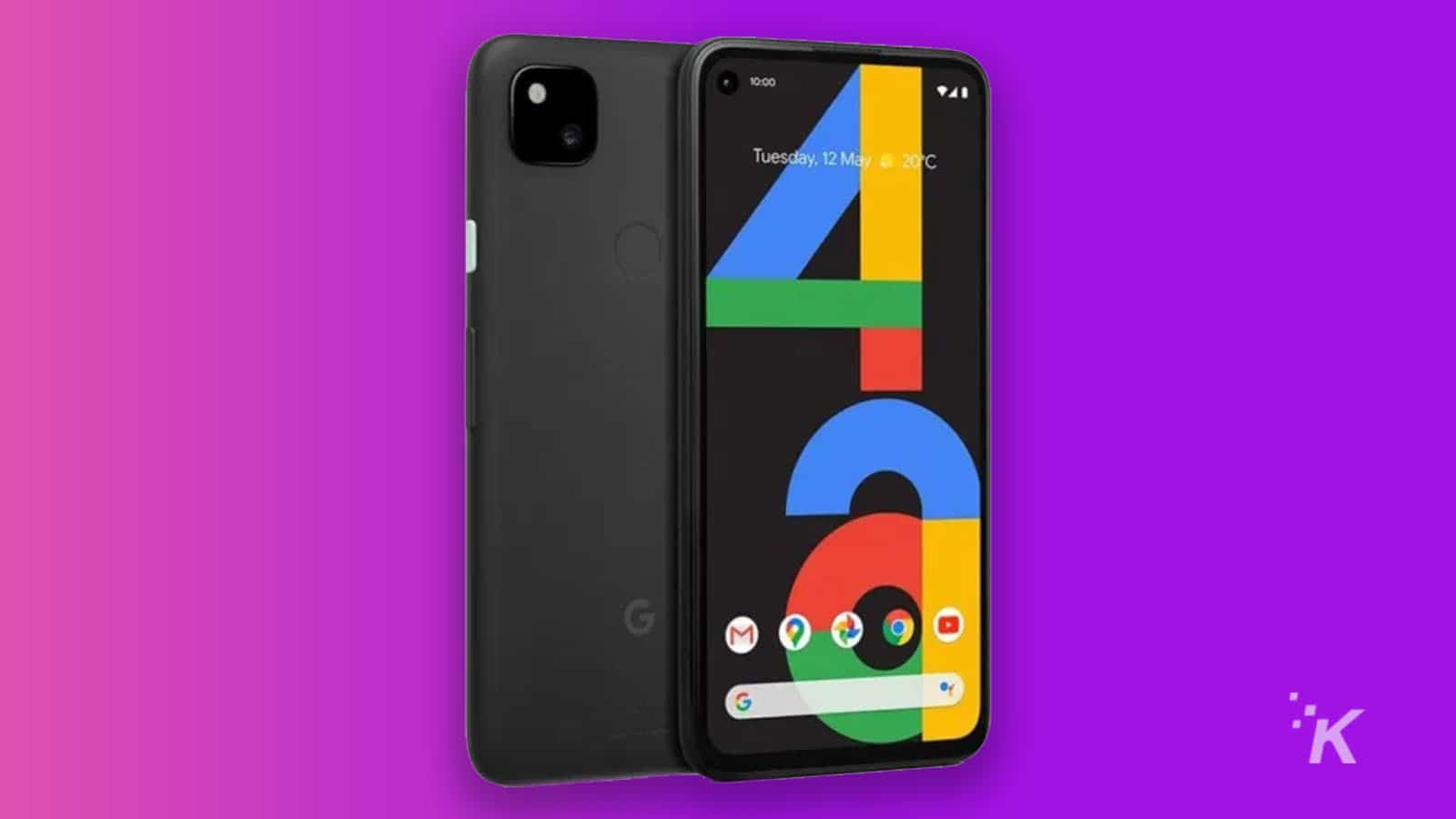 schermo di Google Pixel 4a