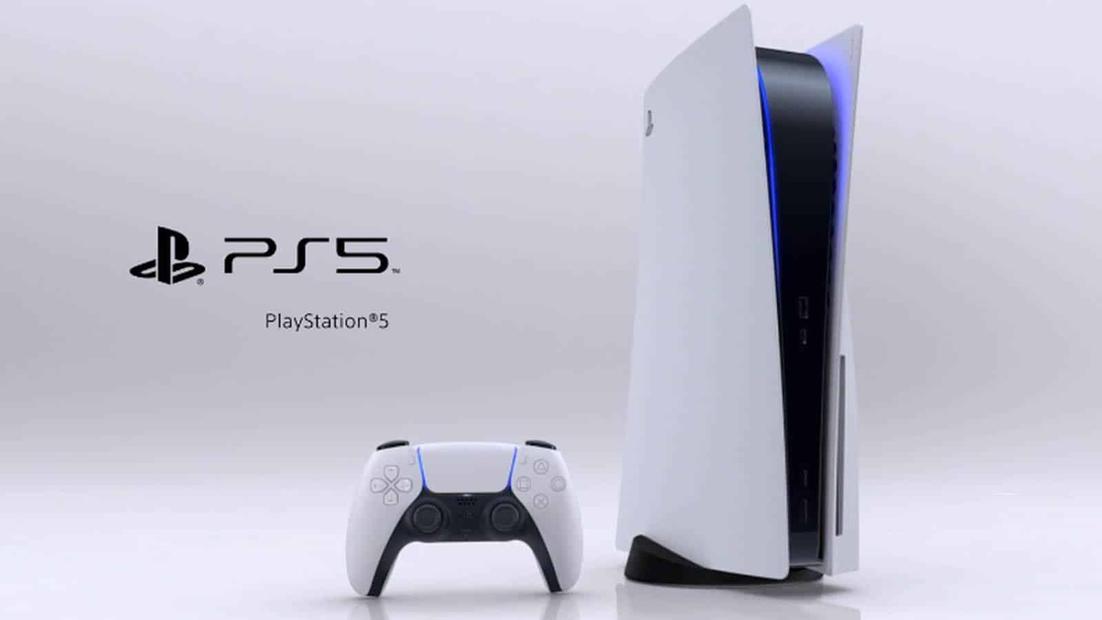 桌上的 playstation 5 控制台