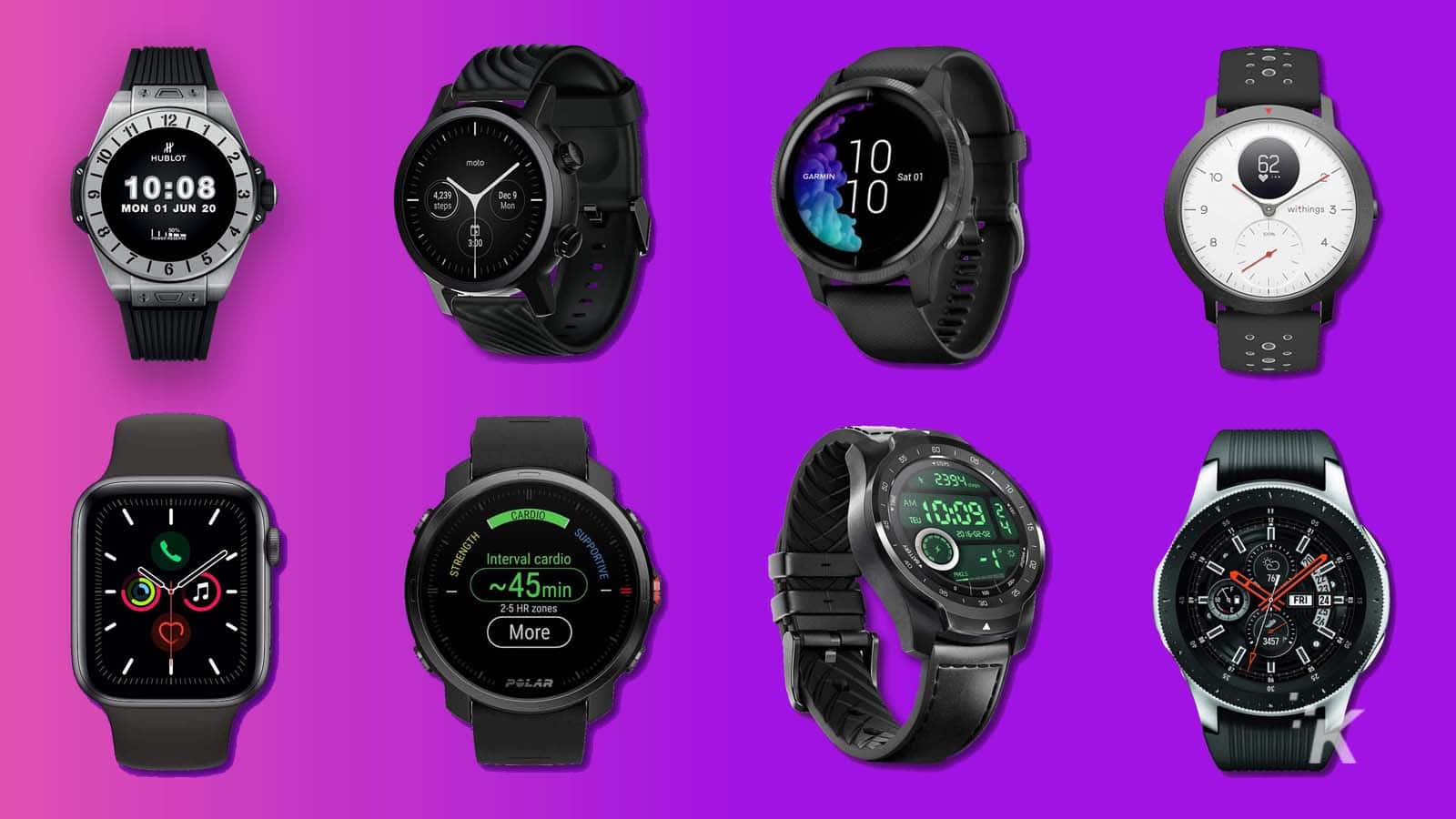 smartwatches ที่ดีที่สุดของปี 2020