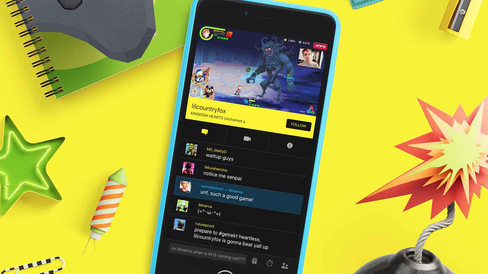 aplicația de streaming mobcrush