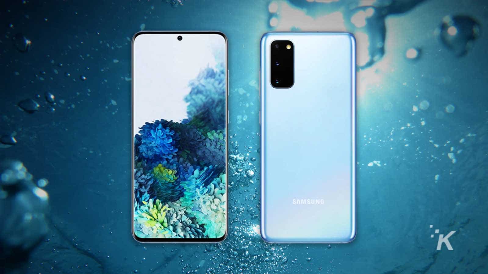 samsung galaxy s20 водонепроницаемый