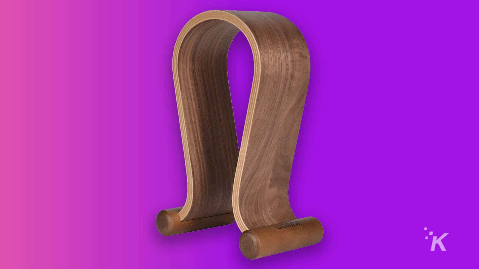 supporto per cuffie in legno