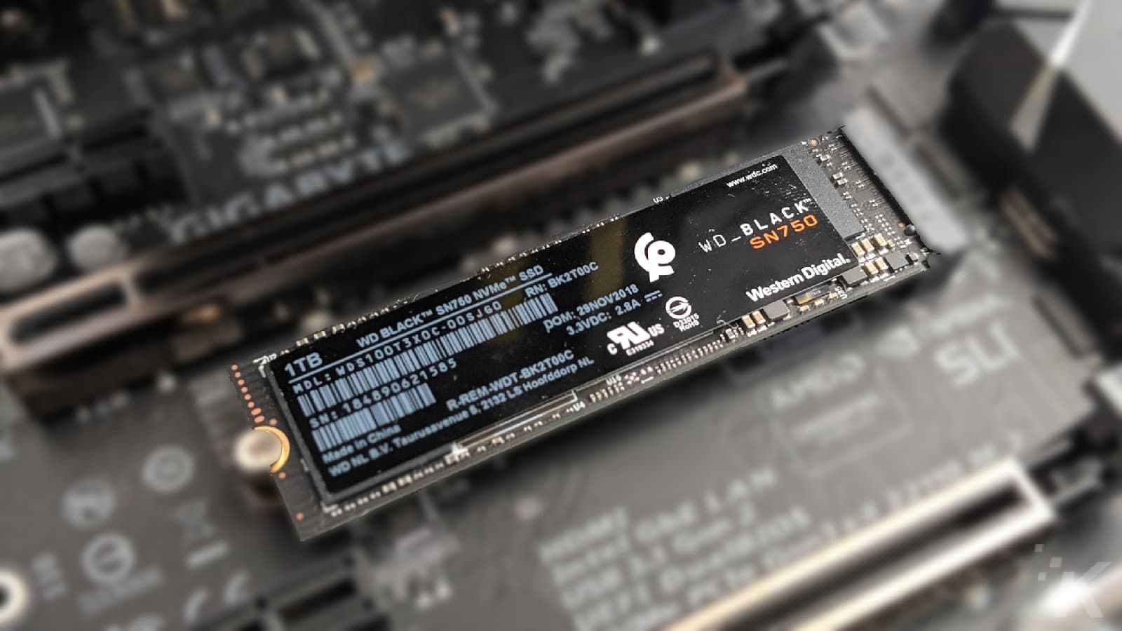 Western Digital sn750 nvme