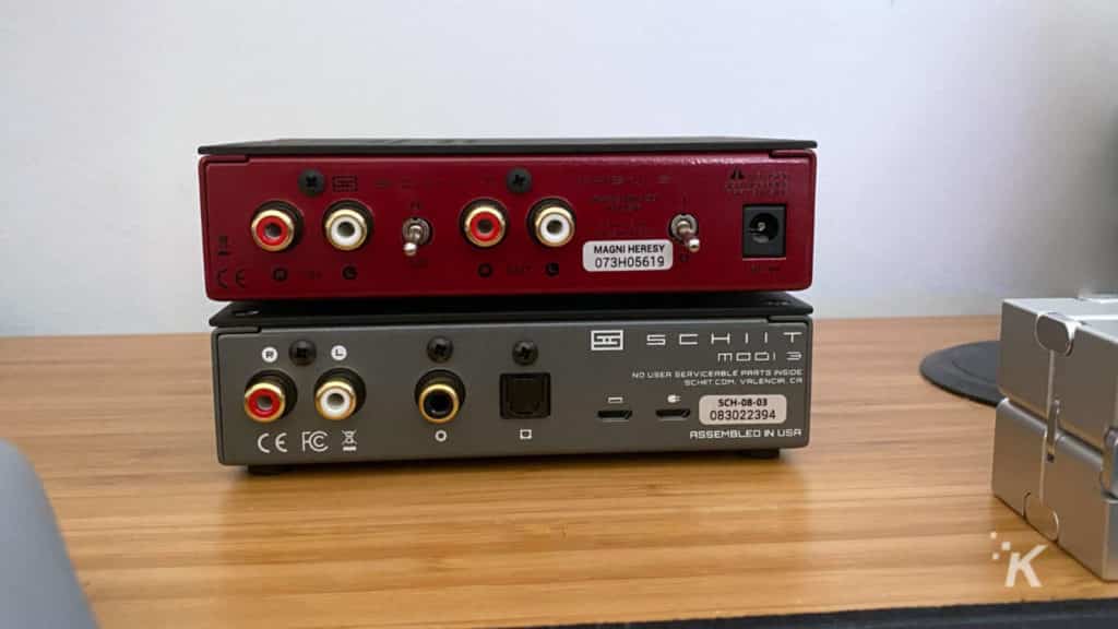 schiit magni modi 앰프 dac 스택