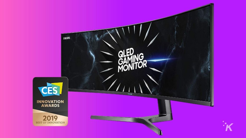 monitor gaming samsung 49 inci