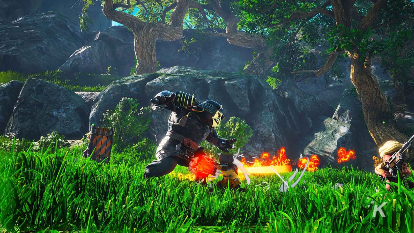 screenshot biomutante di un combattimento