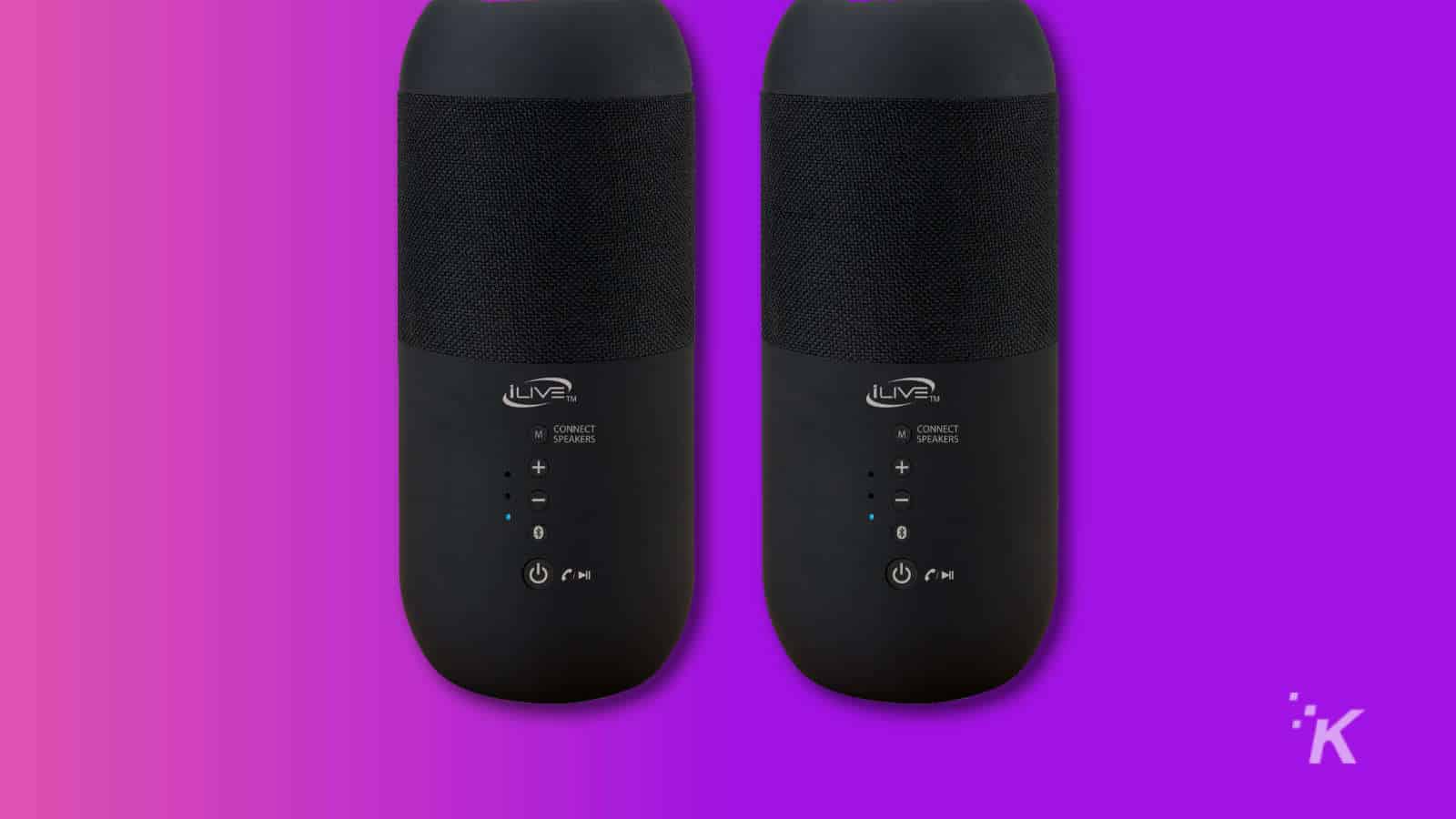 deux haut-parleurs bluetooth ilive