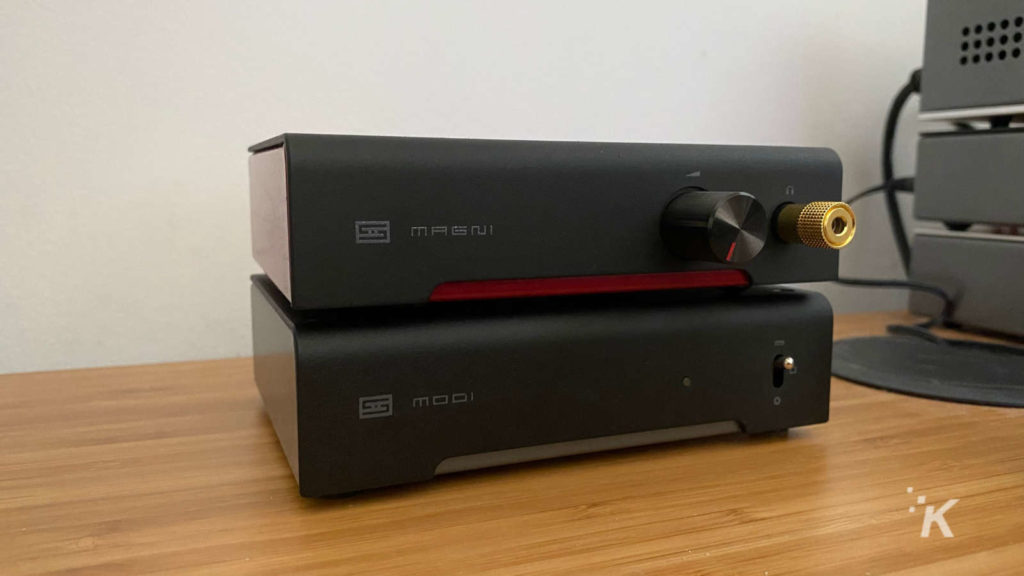 schiit magni modi 앰프 dac 스택