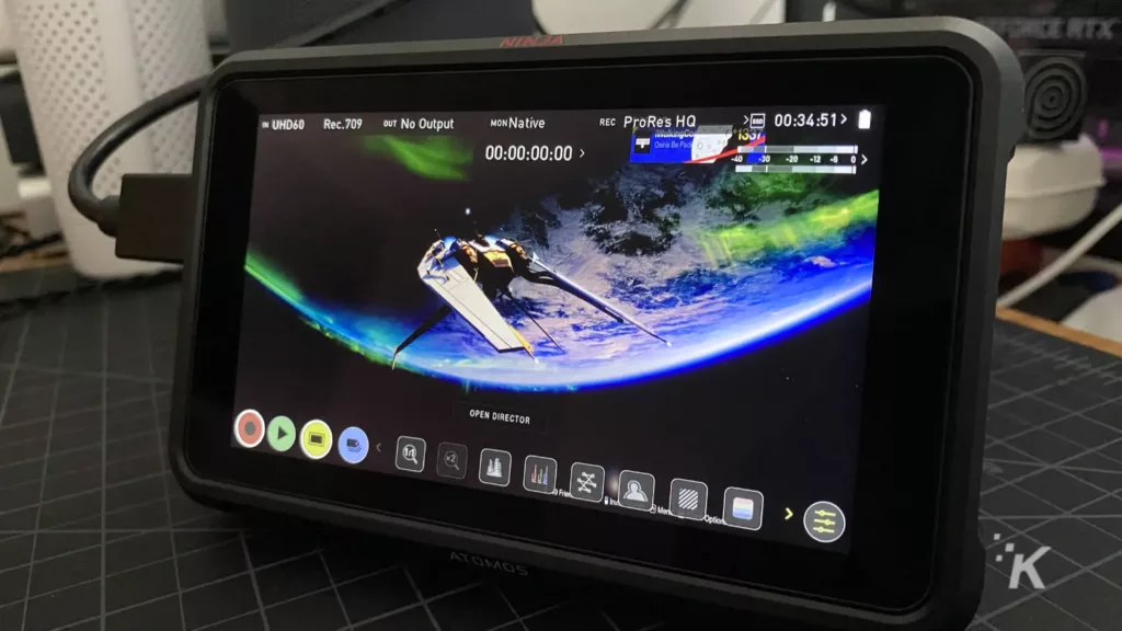 atomos ninja v recorder merekam gameplay takdir 2