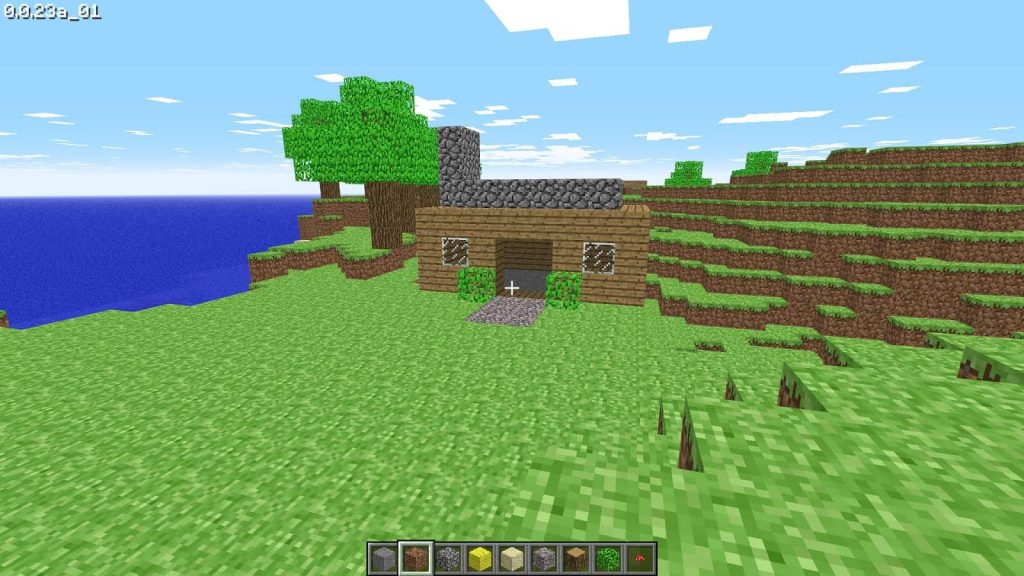 ブラウザ上のminecraft