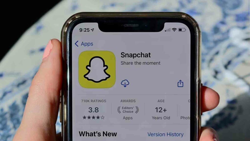 aplikasi snapchat di iphone