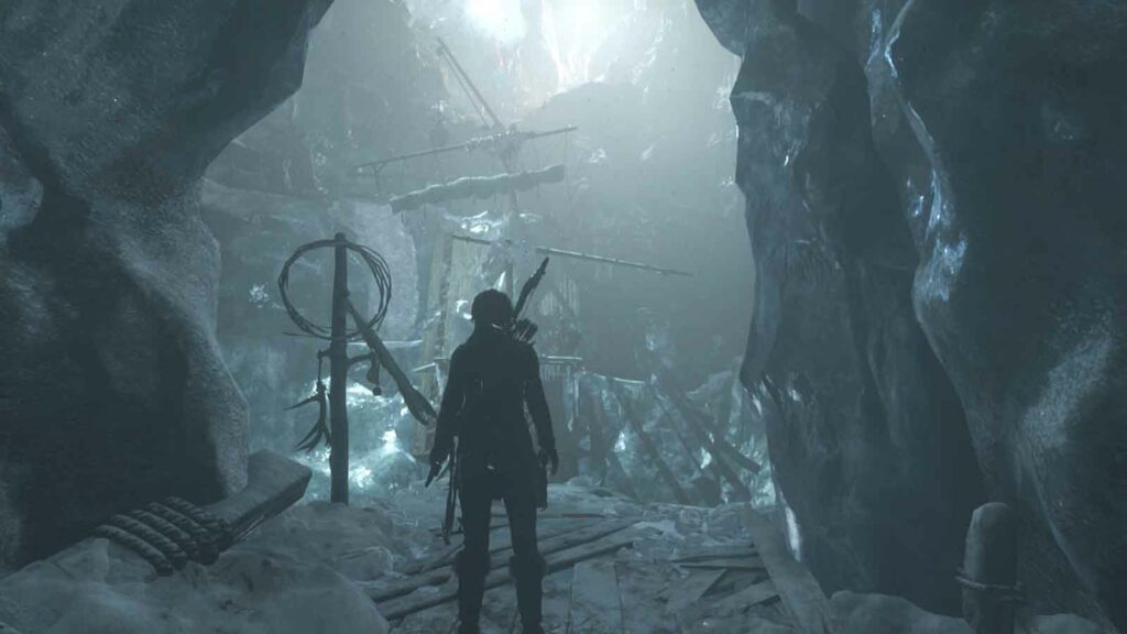 Sfida della nave di ghiaccio di Tomb Raider