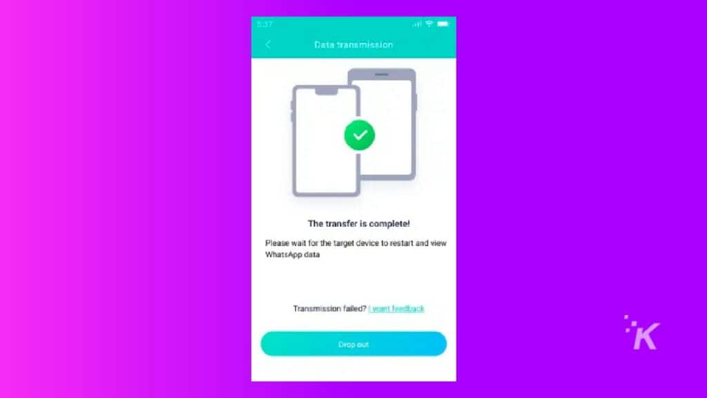 Cómo transferir mensajes de WhatsApp de Android a iPhone sin una computadora