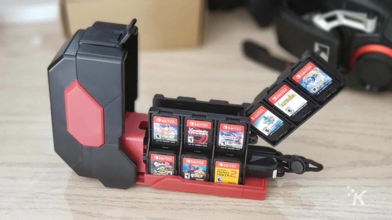 estojo de transporte modpacer nintendo switch para jogos