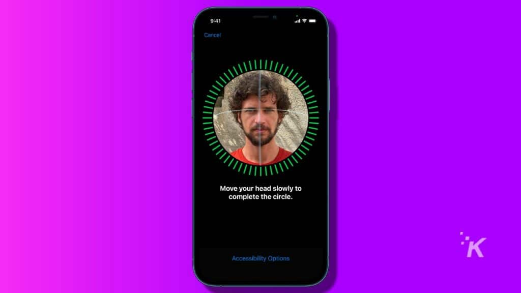 digitalizar nova aparência face id iphone