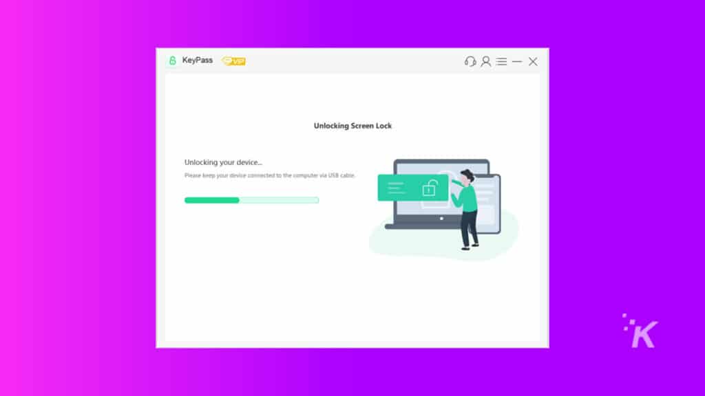 StarzSoft KeyPass Installation 8 Bildschirmsperre