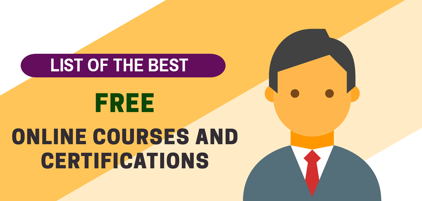 best free online courses with certificates